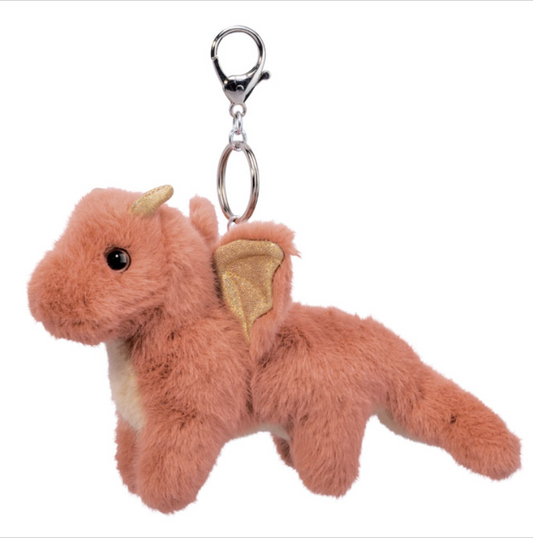 Rust Dragon Bag Charm