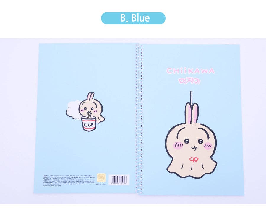 Chiikawa Mini Spiral Notebook – 150 x220mm 4 Cute Designs