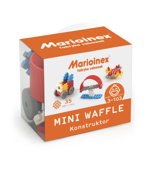 Marioinex Mini Waffle Constructor 35 pieces - Blue