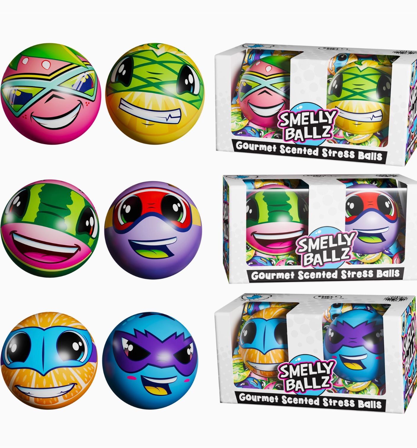 Smelly Ballz Fruit Scented 2 pack