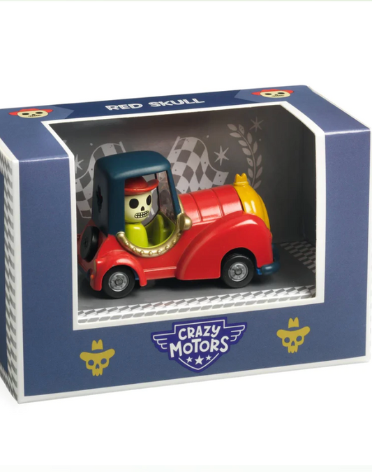Red Skully Crazy Motors