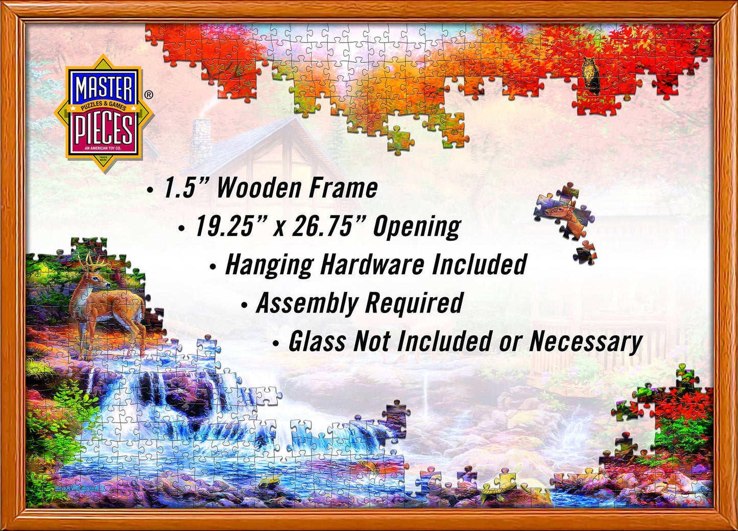 Wood Puzzle Frame - 19.25"x26.75"
