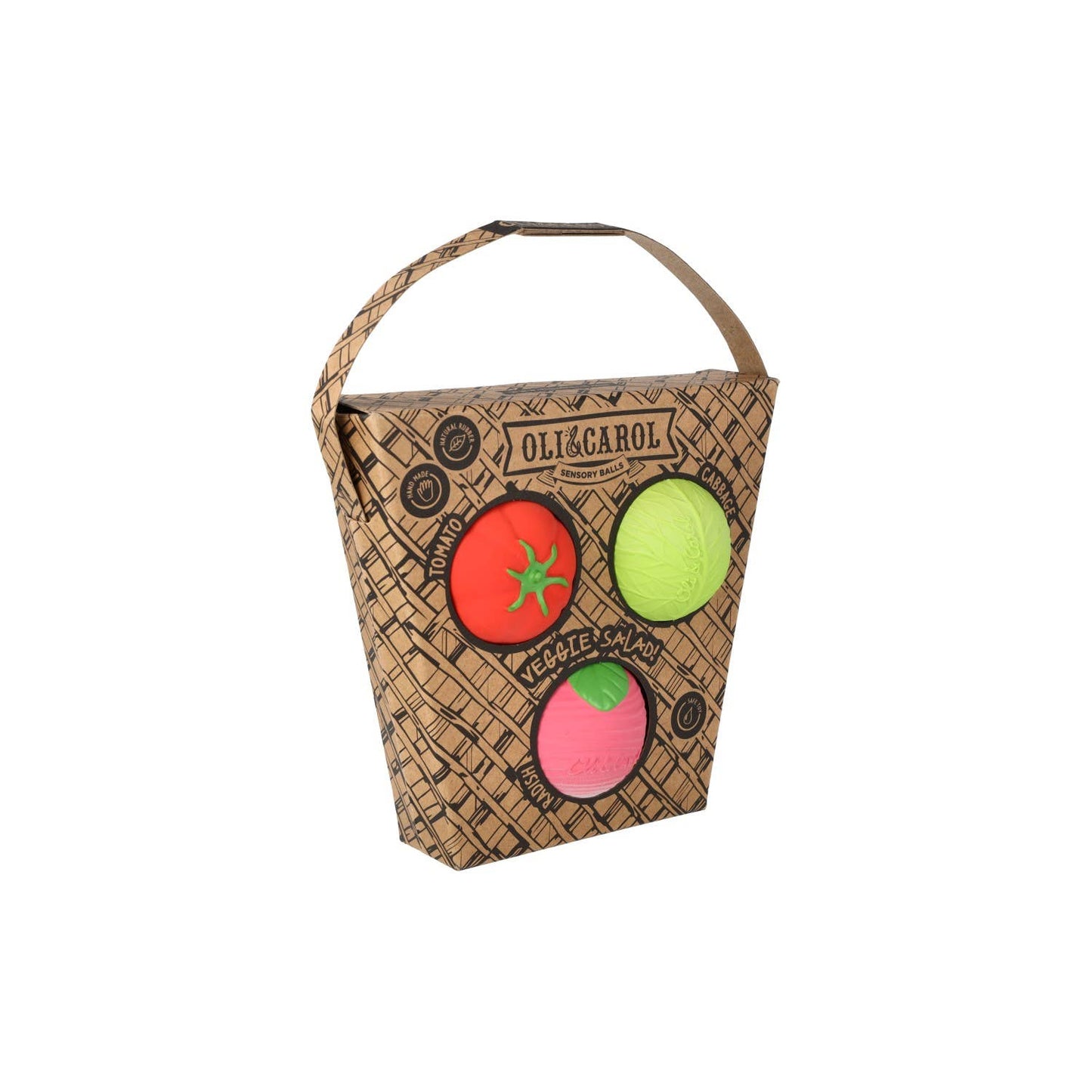 Veggie Salad Baby Sensory Balls