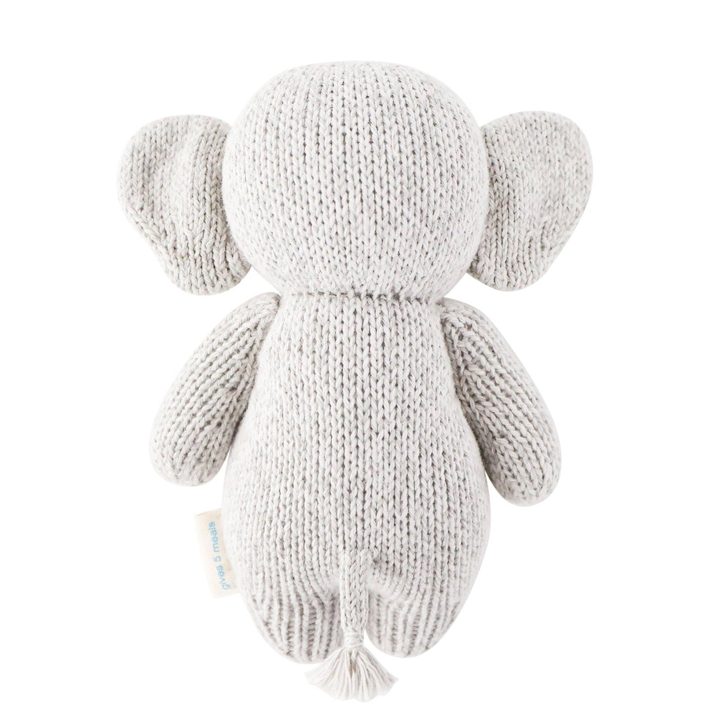 Baby elephant, gives 5 meals cudddle + kind