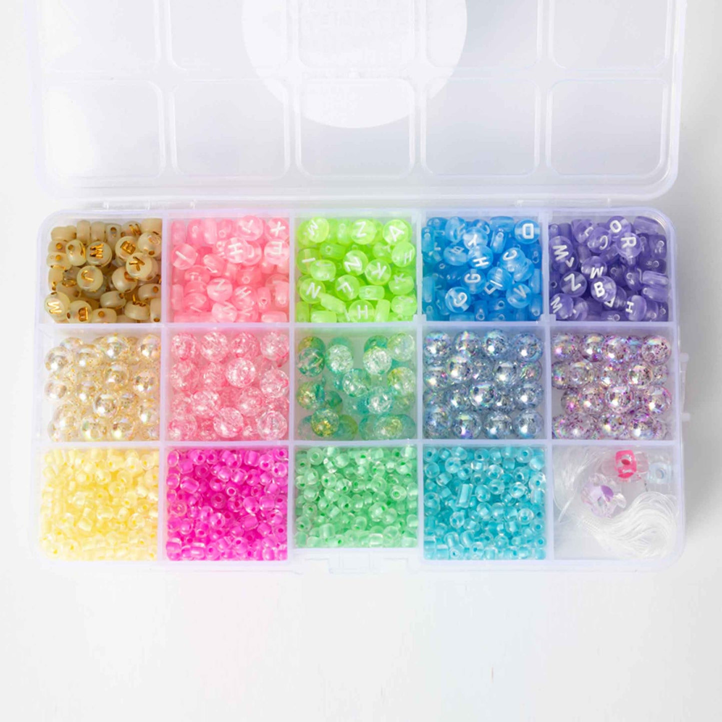 Bright Colorways DIY Color Letters Bead Box