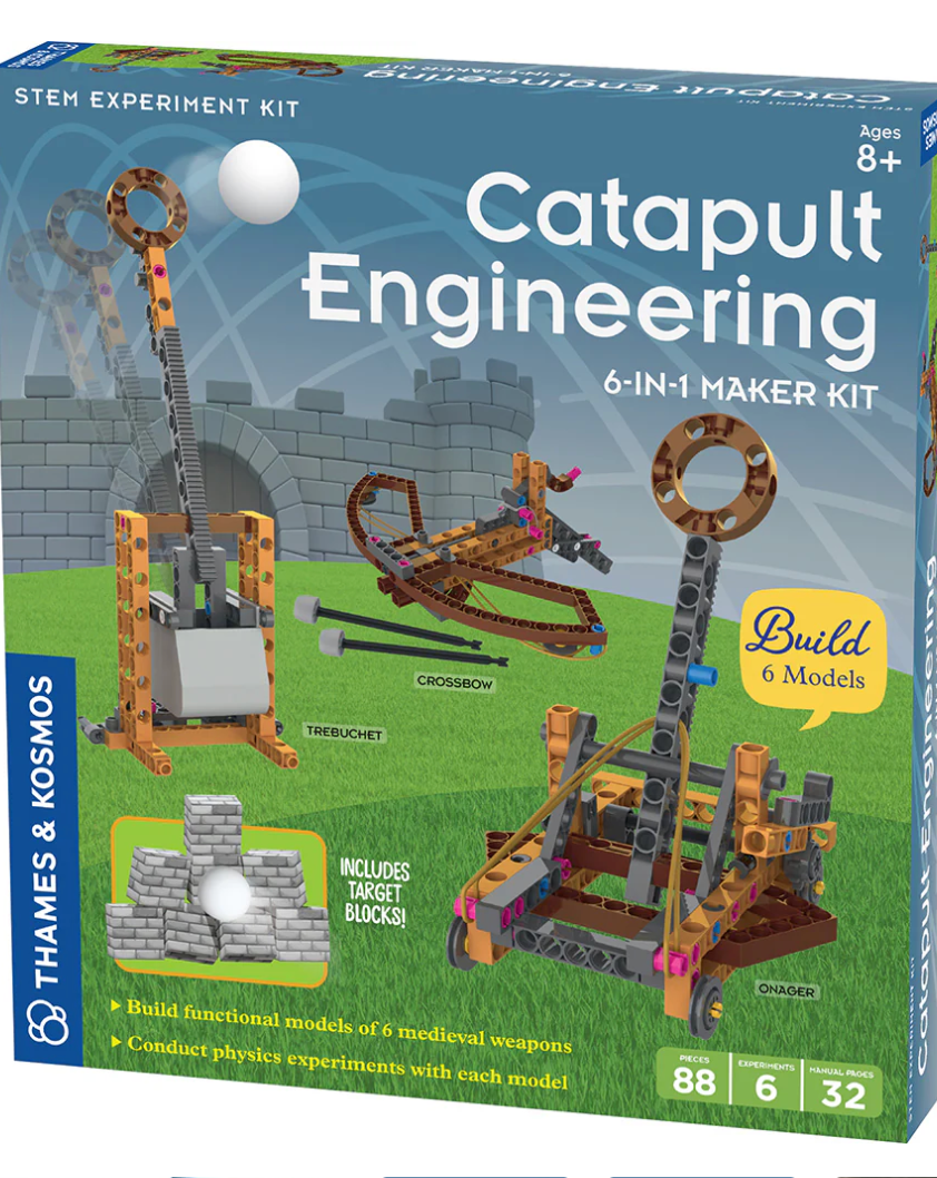 Catapult Engineering: 6-in-1 Maker Kit