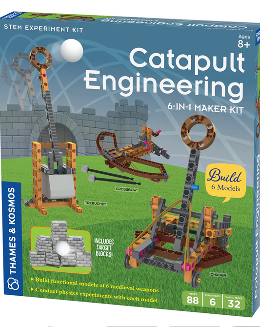 Catapult Engineering: 6-in-1 Maker Kit