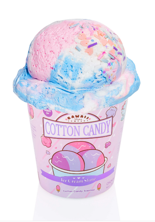 Cotton Candy Scented Ice Cream Pint Slime