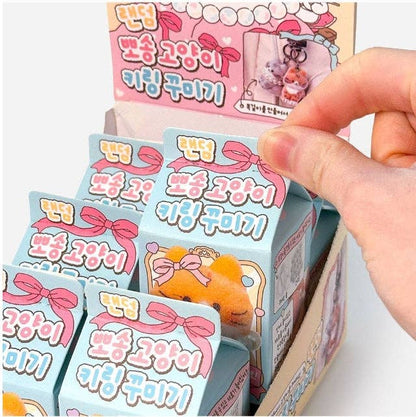 Fluffy Cat DIY Keychain Kit – Surprise Blind Box Charm