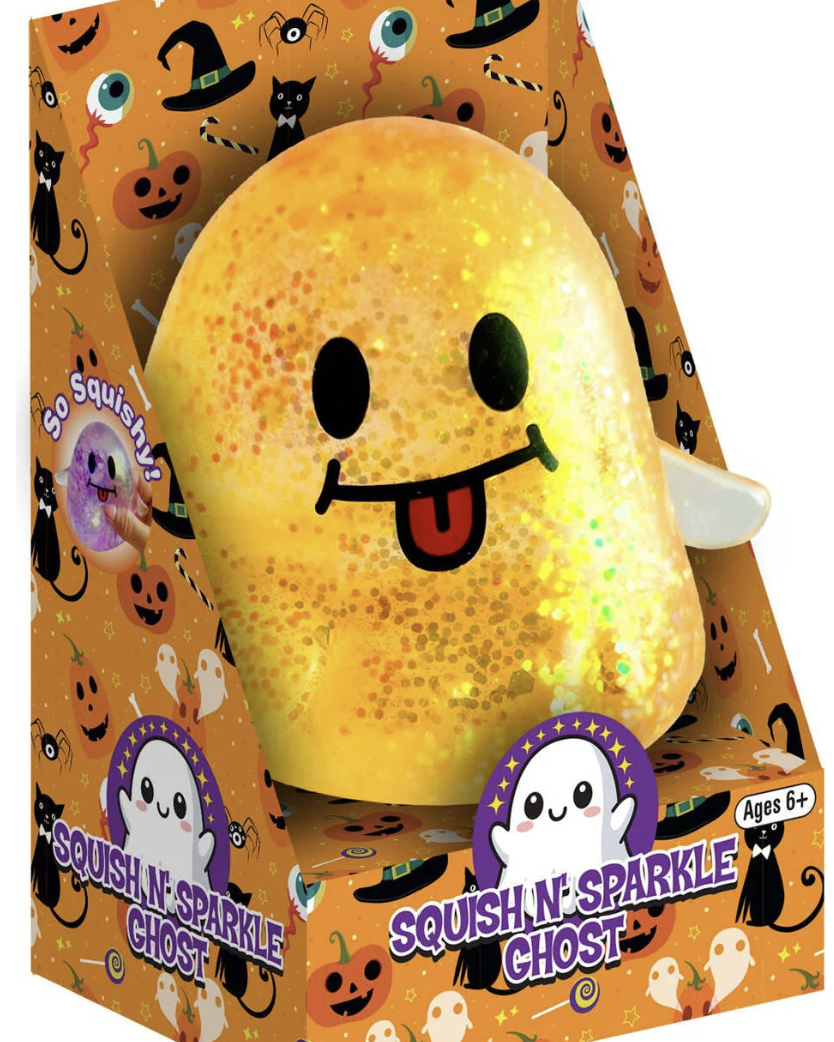 Zorbitz Sparkle Ghost Squishy