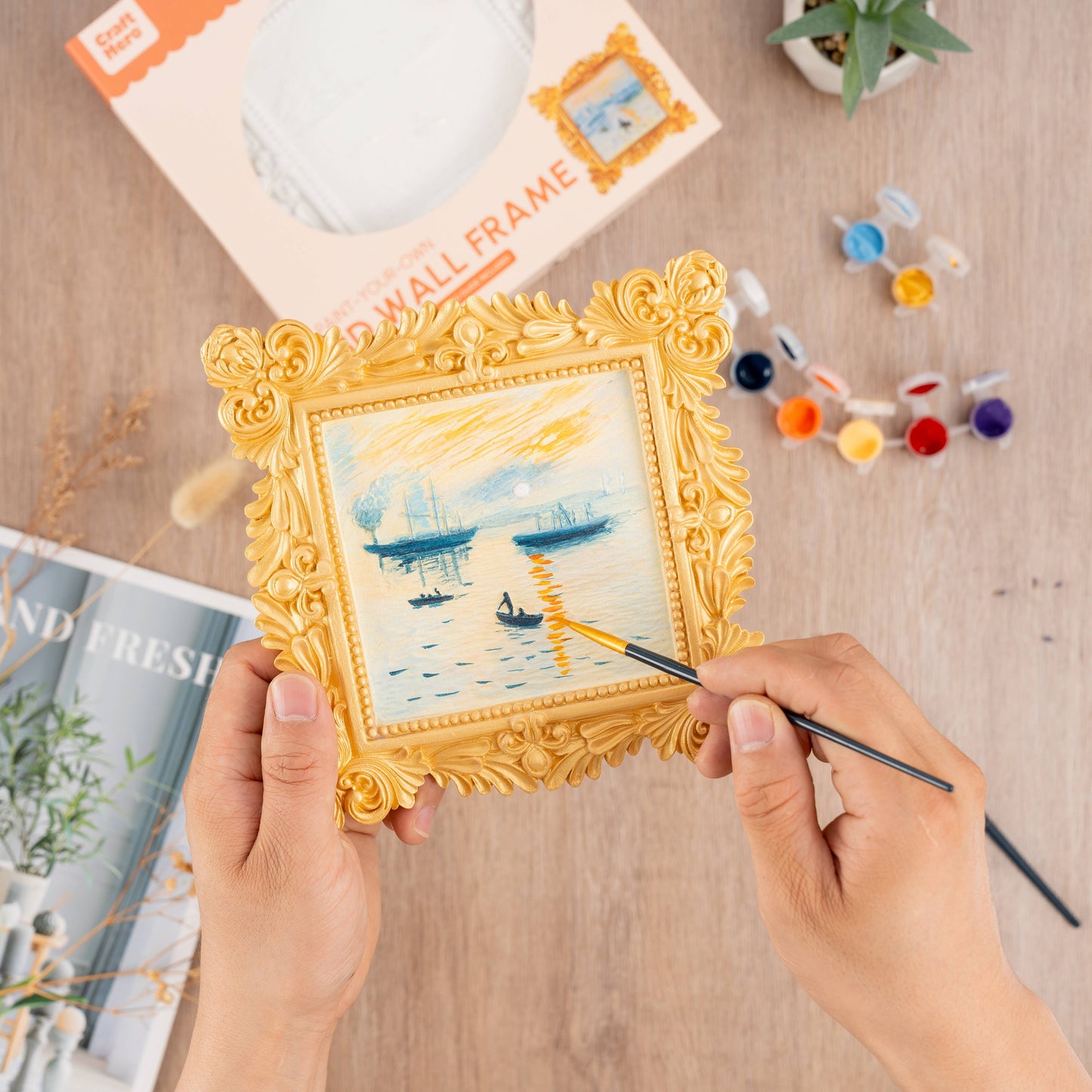 Muddies™ 3D Wall Frame Painting Kit — Sunrise