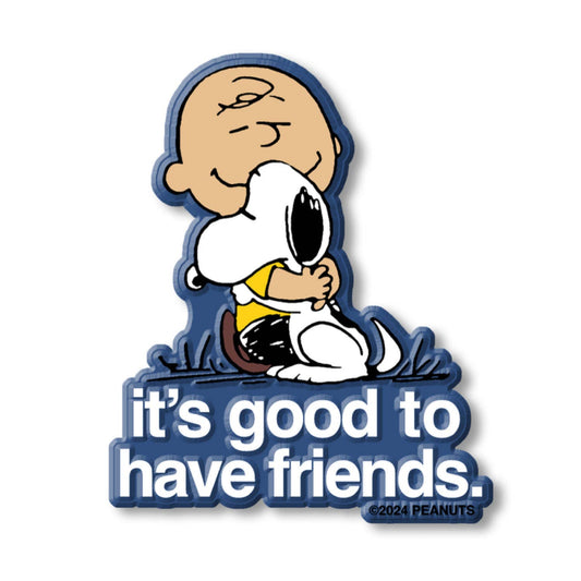 3P4 X Peanuts® - It’s Good to Have Friends Classic Magnet Blue