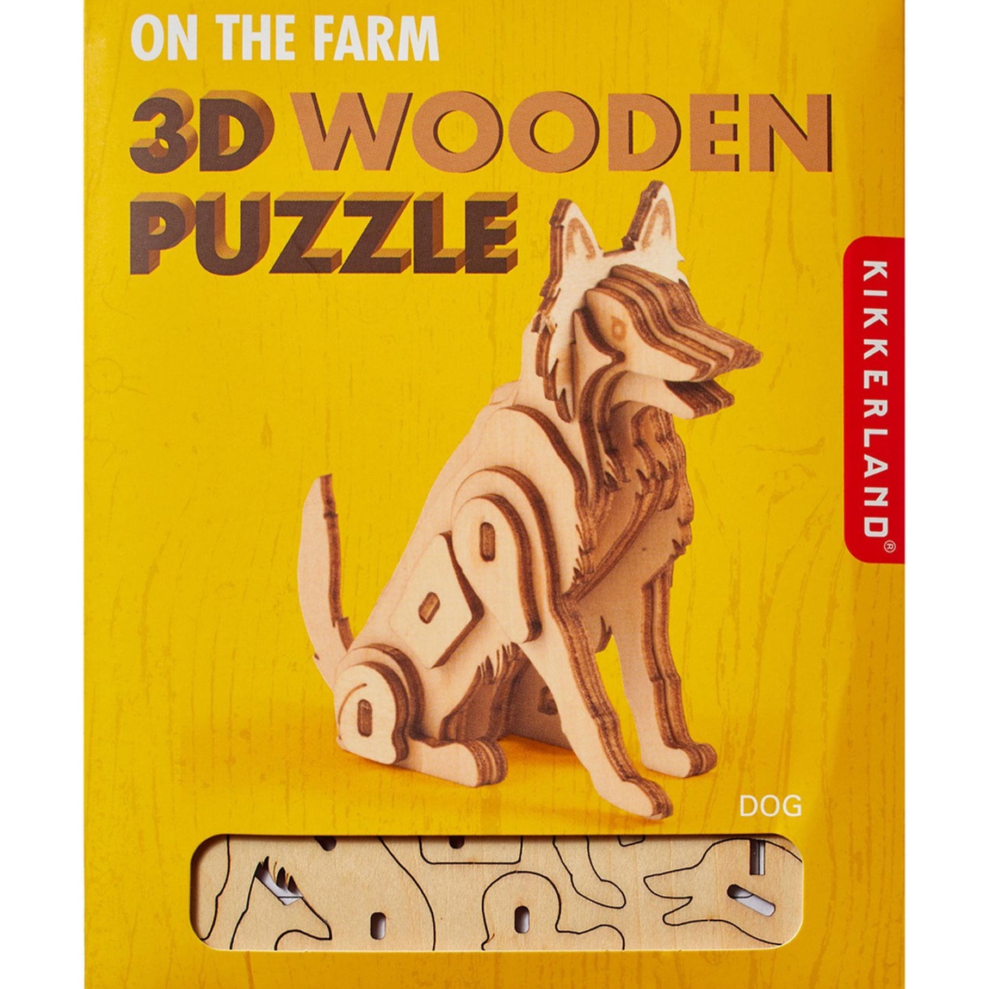 Dog 3D Wooden Puzzle