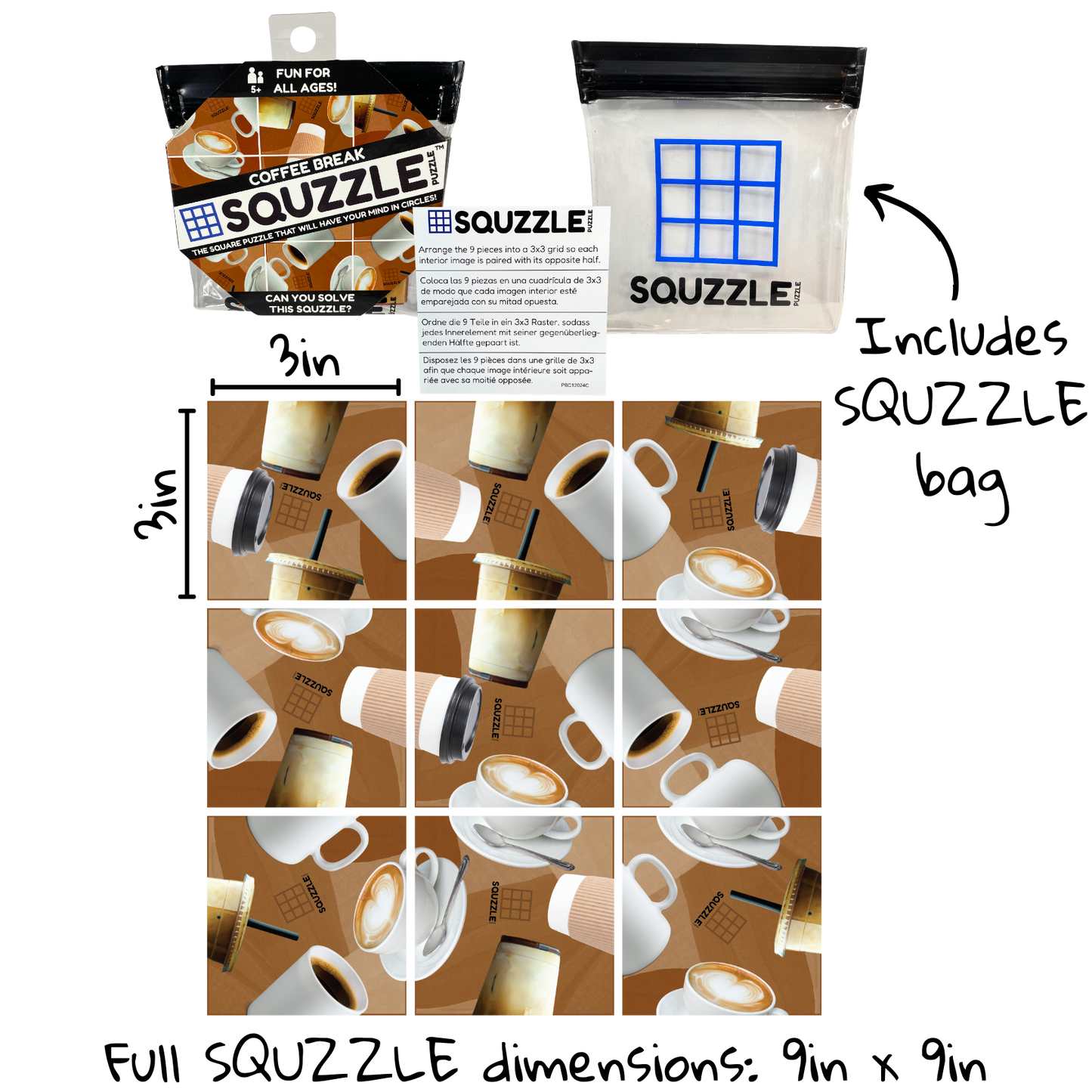 Coffee Break Squzzle Puzzle