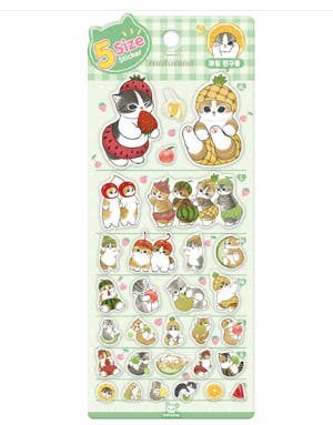 Mofusand 5 Sizes Jelly Coating Stickers (Official Licensed)