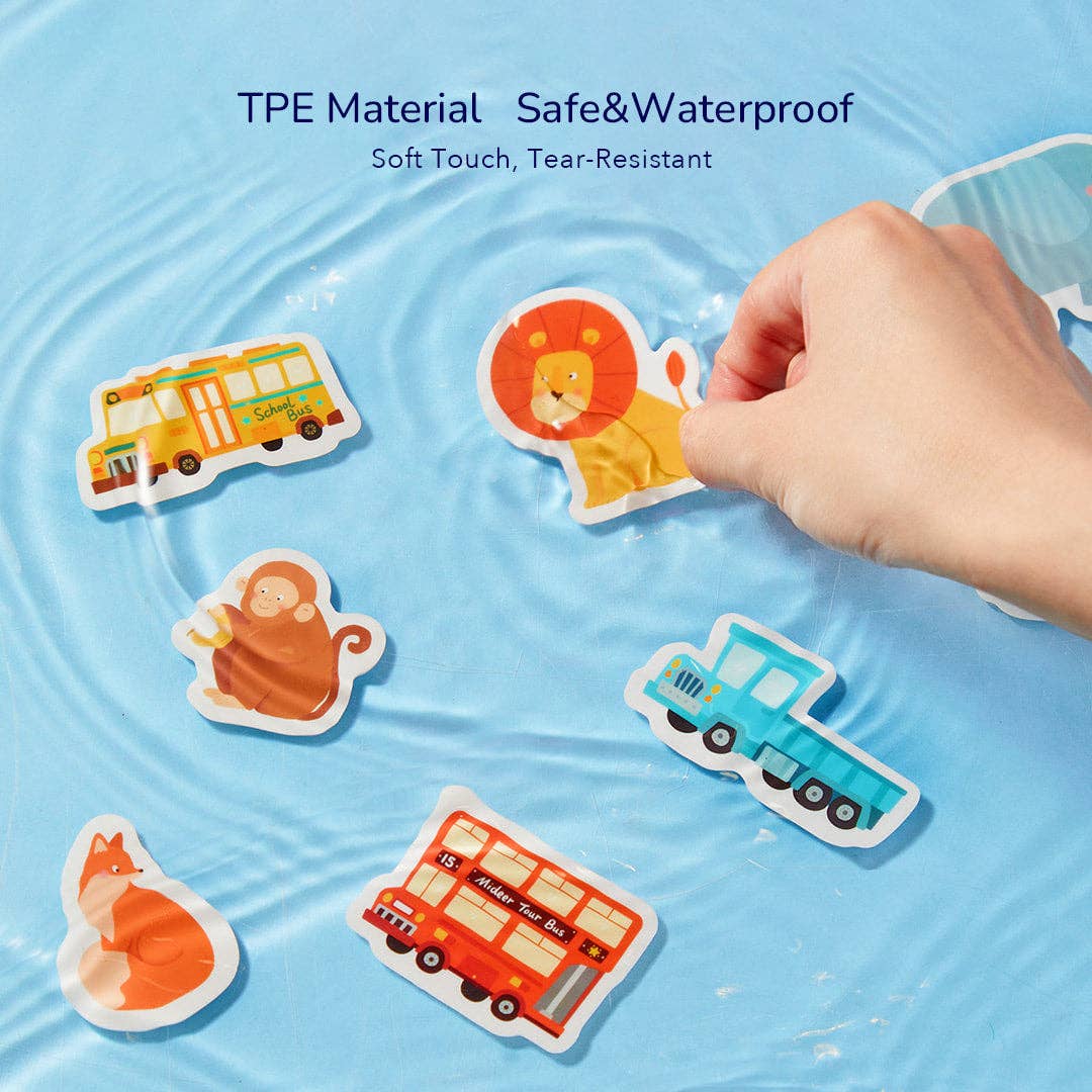 Reusable Jelly Sticker: The Bustling Traffic