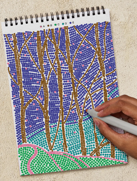 Flowart -Dot By Letter - Landscapes