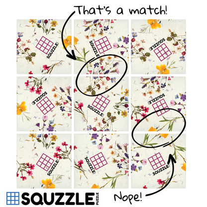 Pressed Flowers Squzzle Puzzle