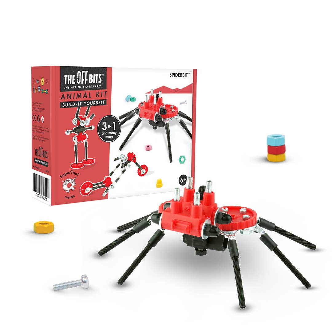SpiderBit - Animal Kit: DIY Spider Building Set 6+, Insects
