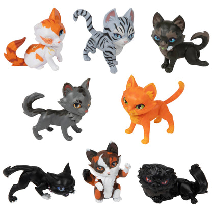 Warrior Cats Mystery Figures Series One in Display