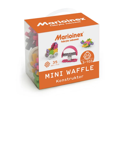 Marioinex Mini Waffle Constructor 35 pieces - Pink