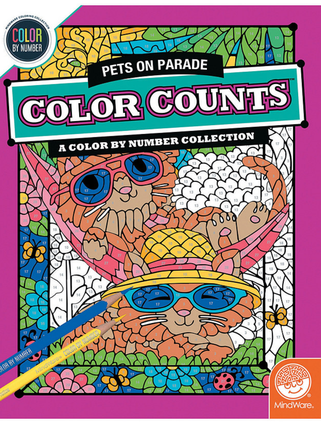 Color by Number Color Counts: Pets on Parade