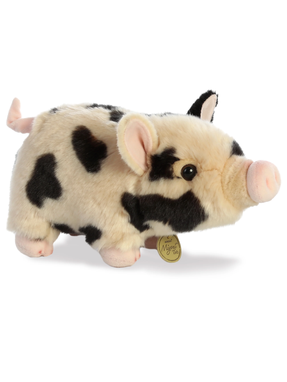 Miyoni® Tots - 11" Pot-Bellied Piglet Spotted