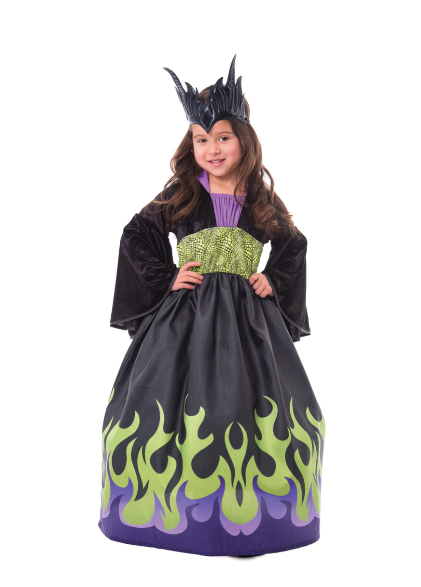 Dragon Queen Costume with Soft Crown