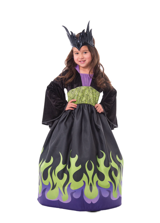 Dragon Queen Costume with Soft Crown