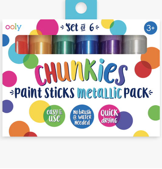 Ooly Chunkies Paint Sticks - Metallic