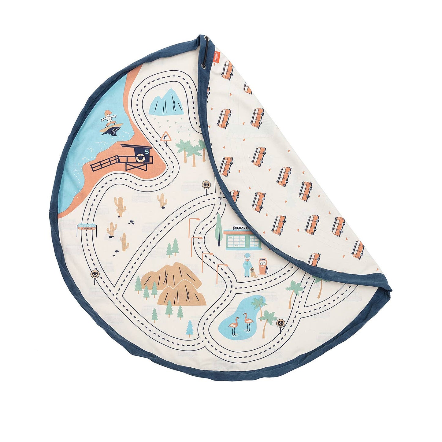 LA Roadmap Playmat/Toy Storage Bag
