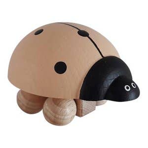 Wooden ladybug