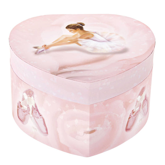 Glow-in-the-Dark Heart Music Box Ballerina