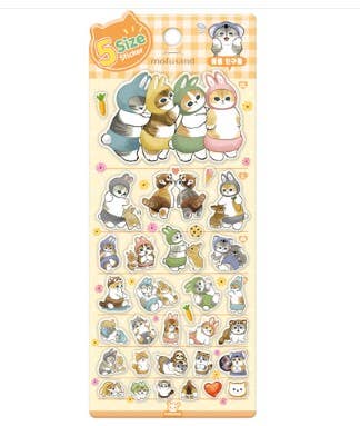 Mofusand 5 Sizes Jelly Coating Stickers (Official Licensed)