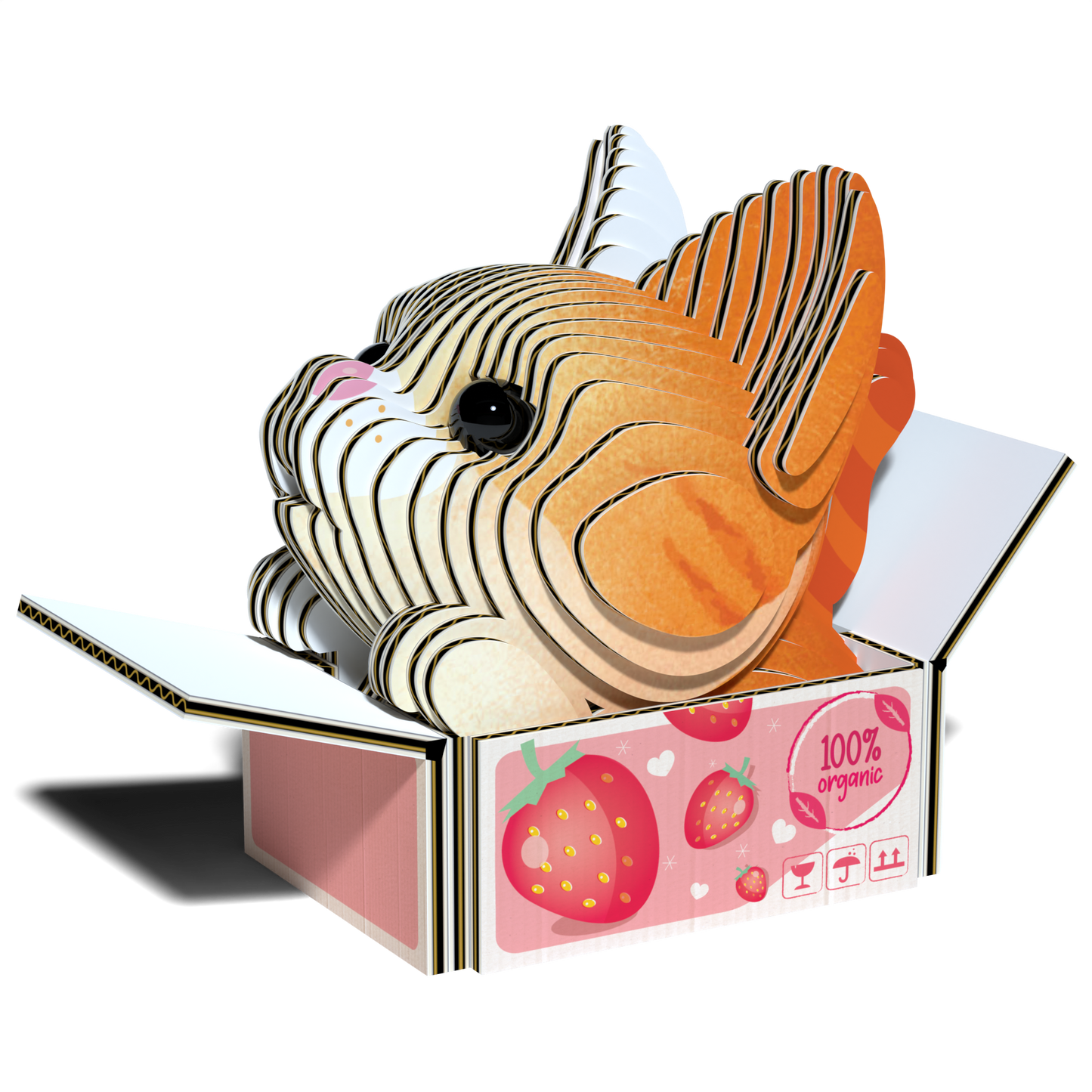 EUGY Cat - Pumpkin 3D Puzzle