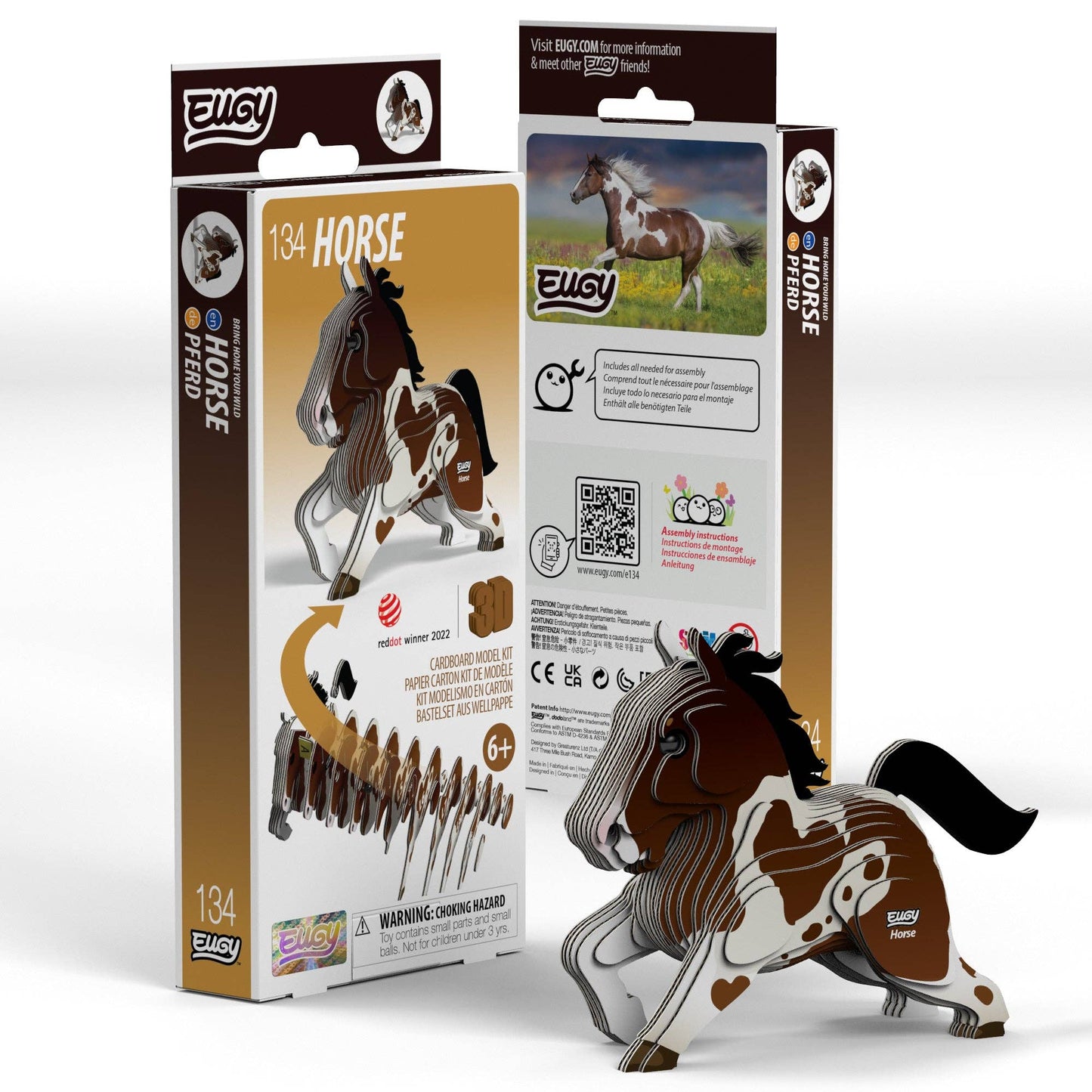 EUGY Horse 3D Puzzle