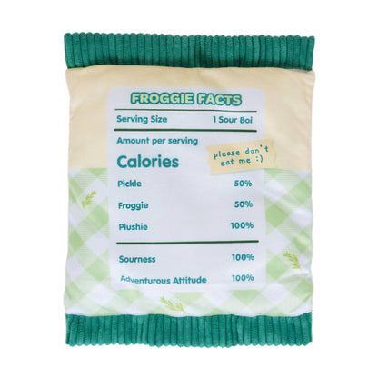 Pickle Wawa (Cute Kawaii Frog Green Bag Food Snack Plush)