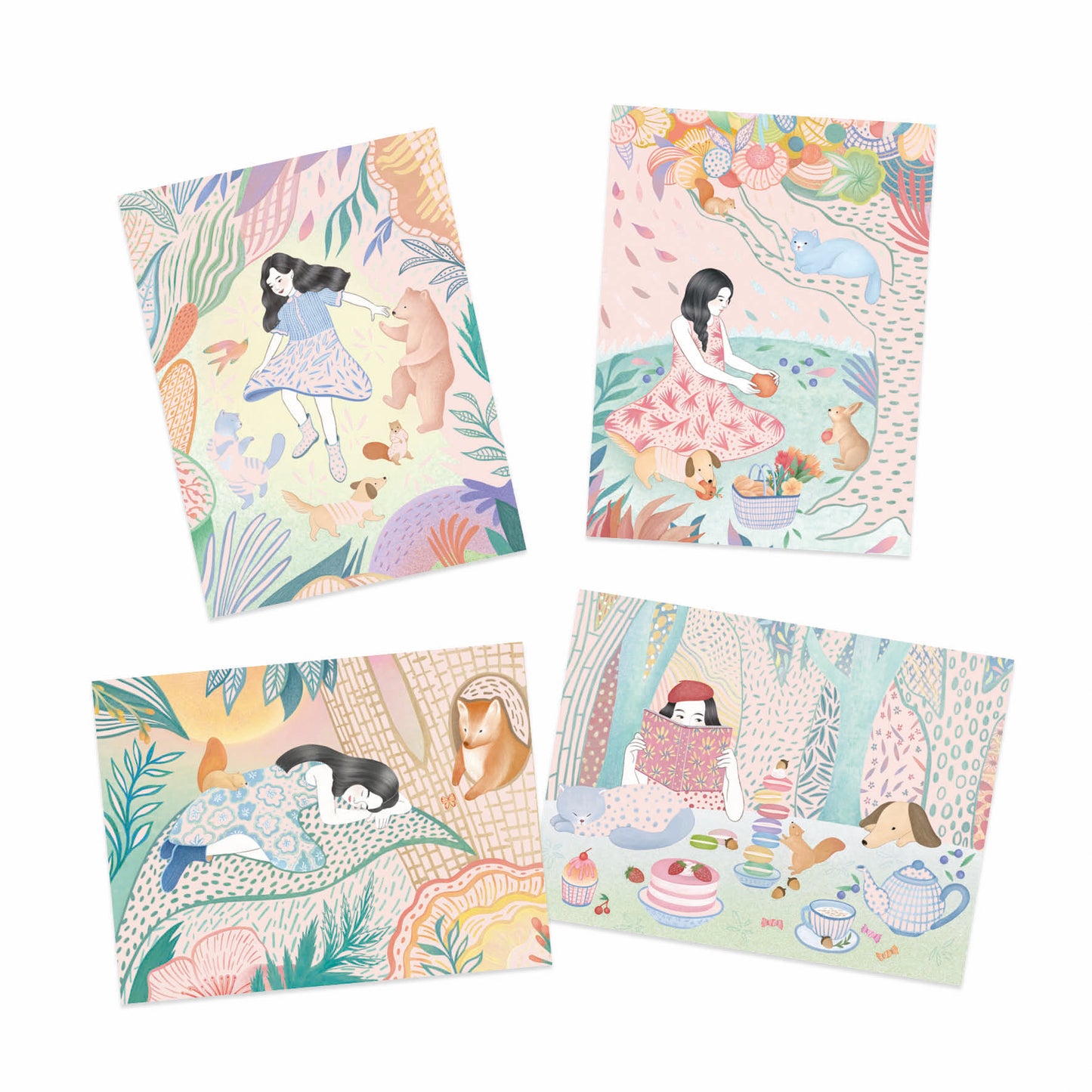 The Picnic Scratch Card Activity Set - Djeco