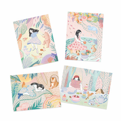 The Picnic Scratch Card Activity Set - Djeco