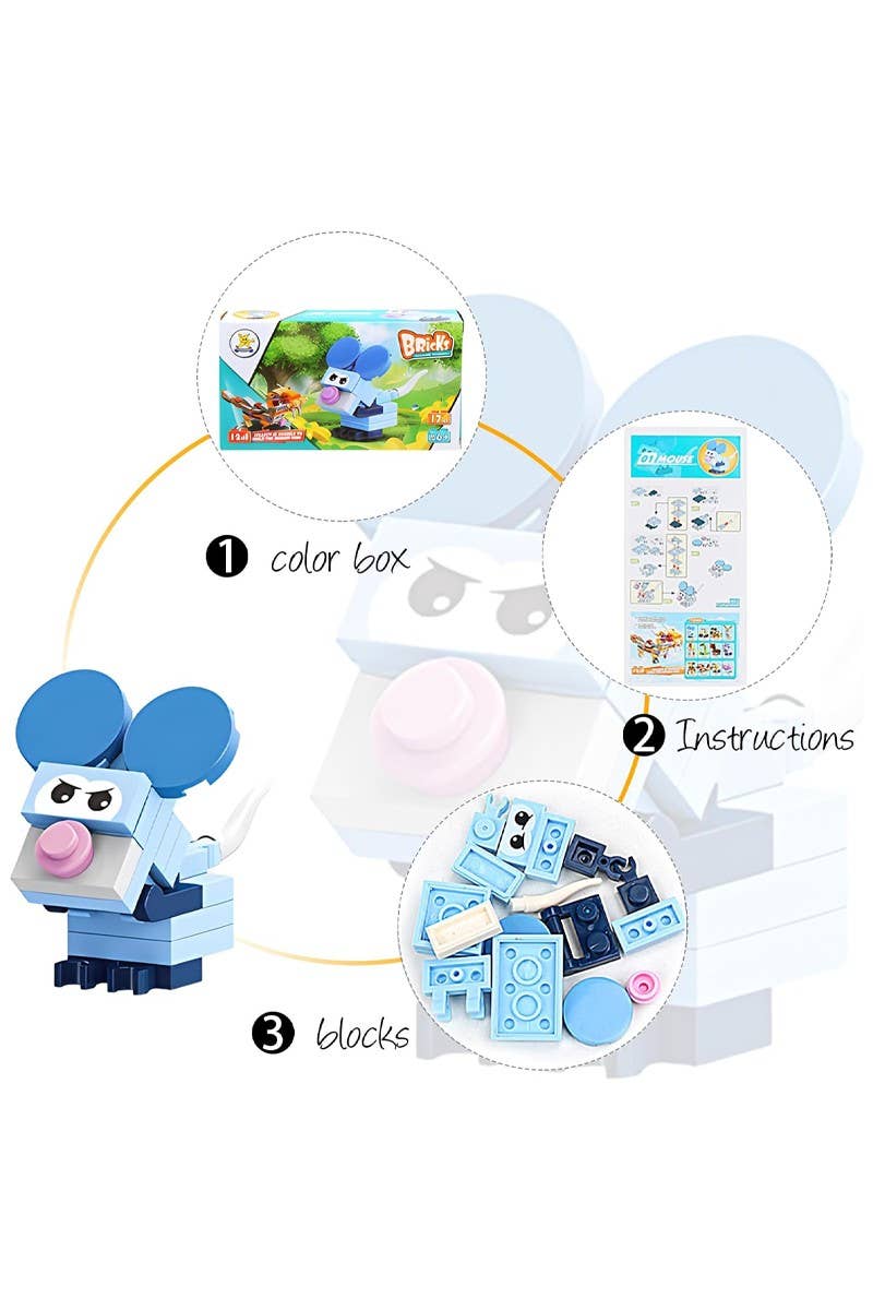 Animal Kingdom DIY Building Block Craft Box