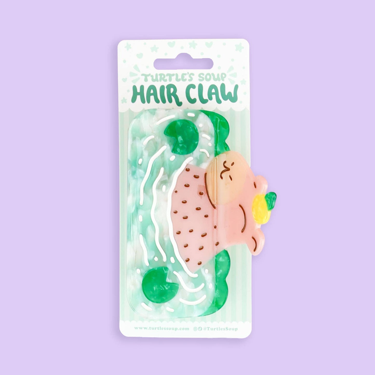 Capybara Hair Claw, Cute Hair Accessories, Shaped Hair Clips