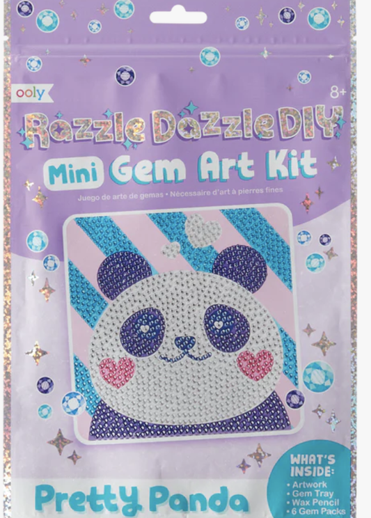 Razzle Dazzle Mini Gem Art Kit - Panda