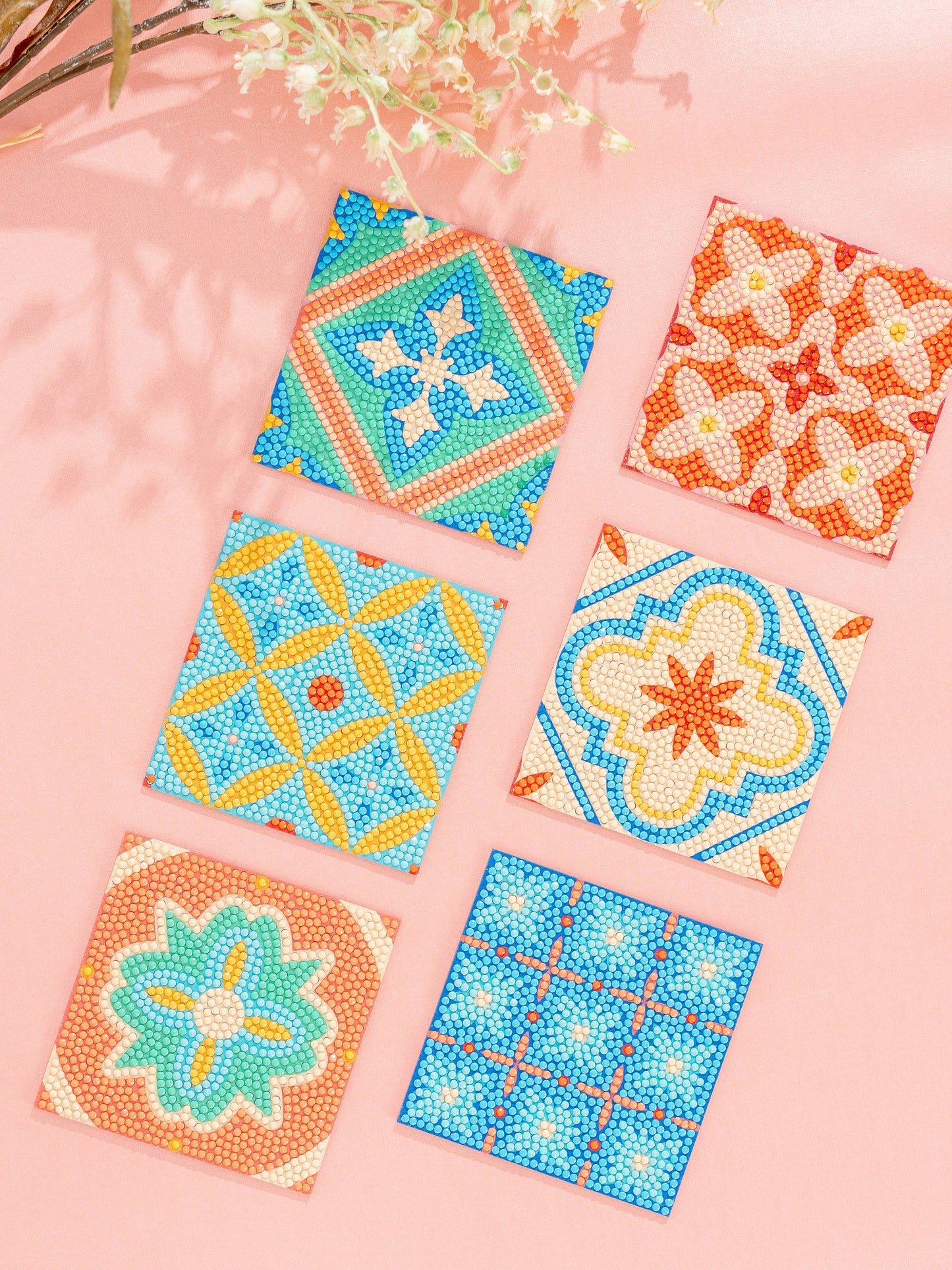 PixelPop™ Diamond Art Acrylic Coaster Kit — Tiles of Grenada