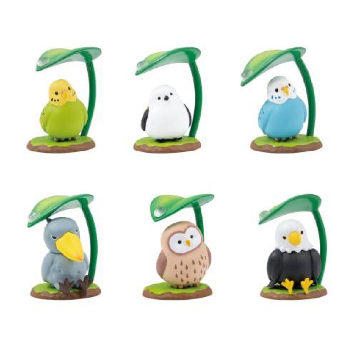 Qualia Tokyo Rainy Day Birds Blind Box Figures -Blind Box Includes 1 of 6 Collectable Figurines – For Ages 15+ – Authentic Japanese Figure for Kitchen or Shelf Decor