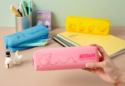 Moomin Silicon Pencil Case Pouch: Blue