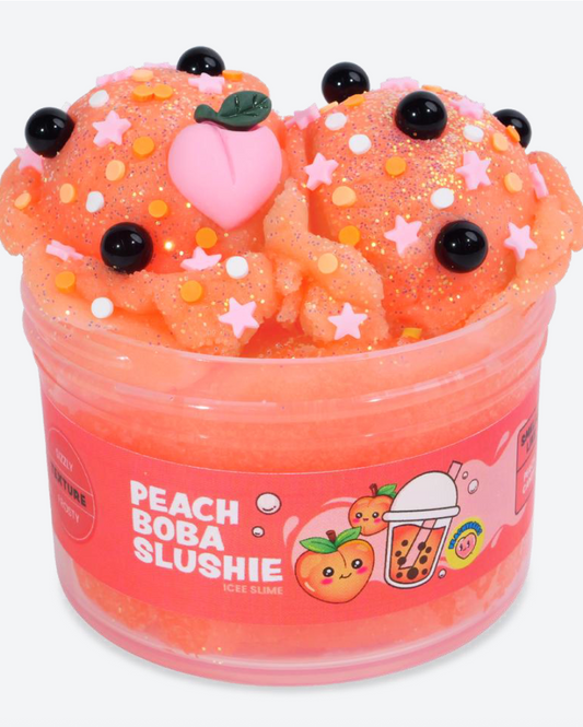 Peachybbies Slime - Peach Boba Slushie