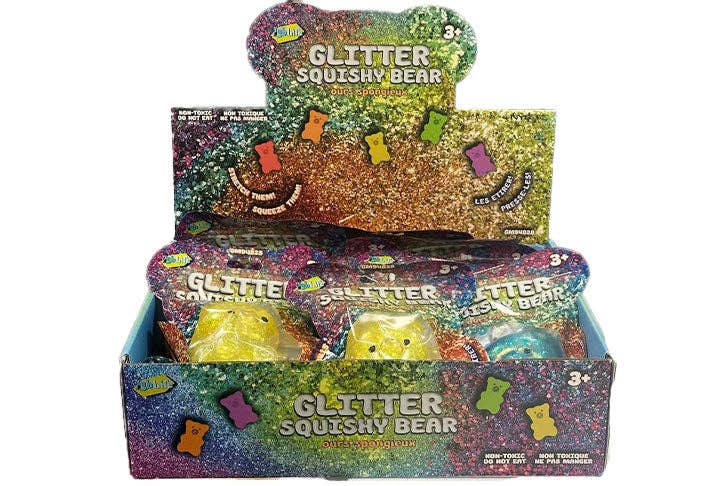 Glitter Squish Bear Sensory Toys