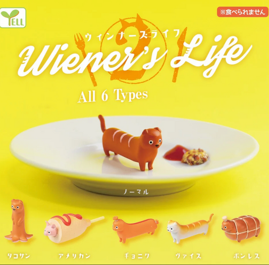 Hot Dog Cat Figurines Capsule