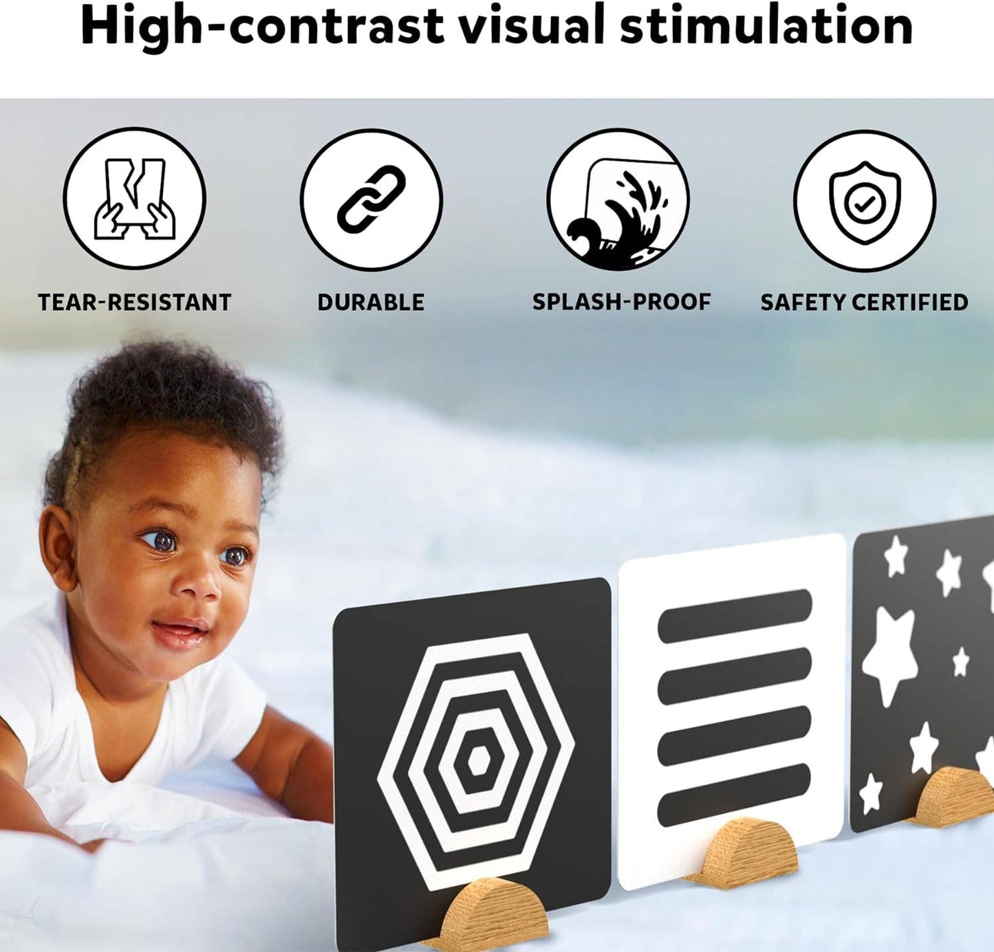 Skillmatics - Flash Cards: High Contrast for 0 to 12 Months