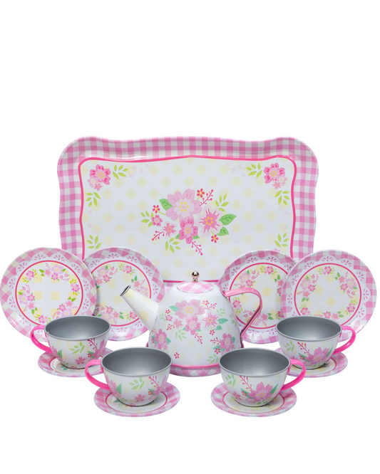 Fancy Tin Tea Set